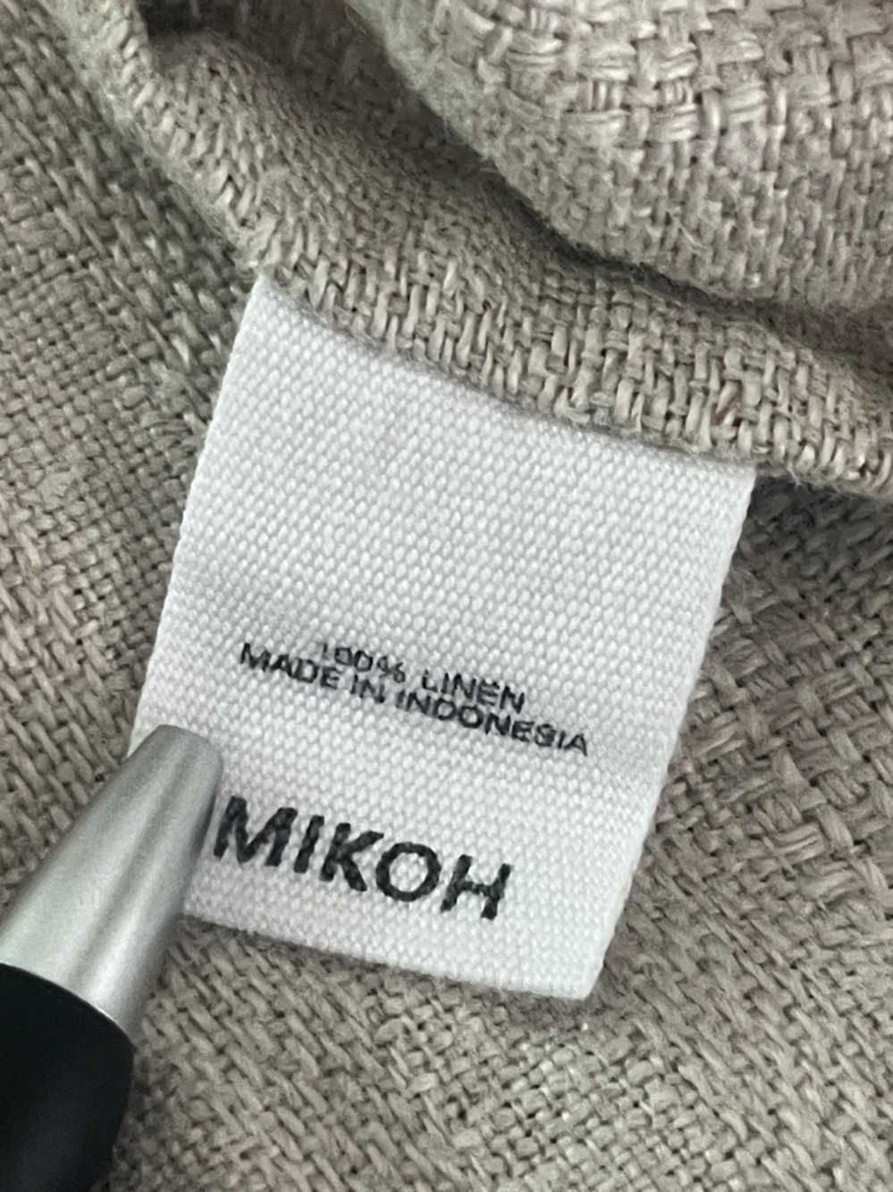 Mikoh Himalaya Linen Frey Sleeves Top - Picture 7 of 10